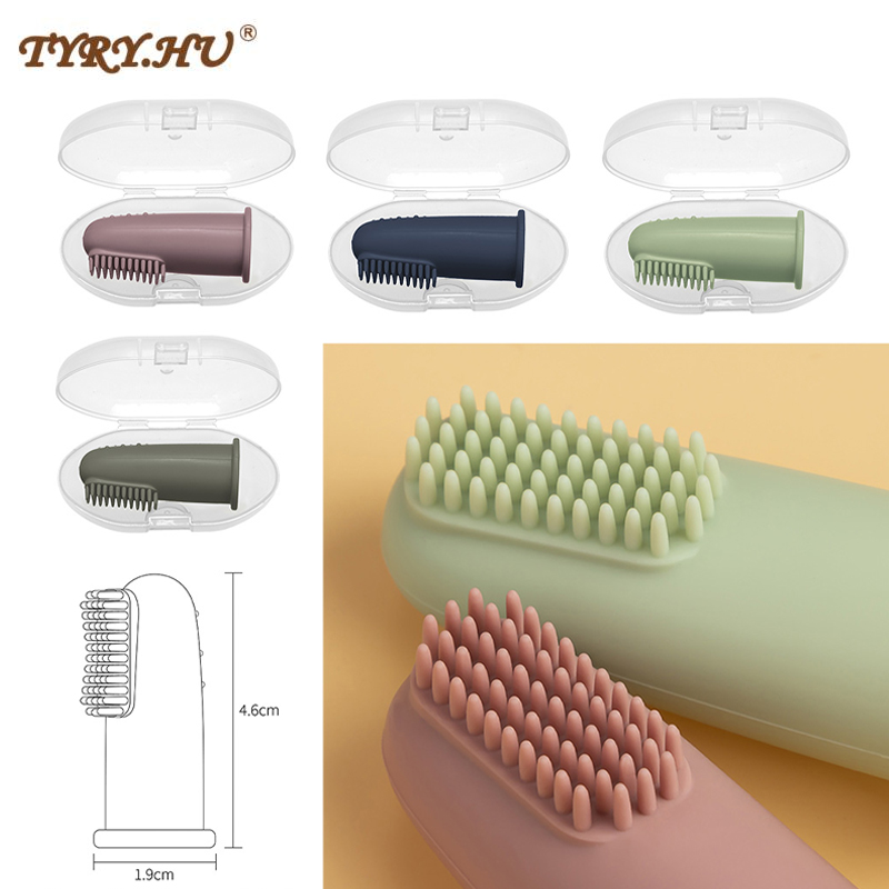 Health Wellness Items - Baby Soft Finger Toothbrush BPA Free