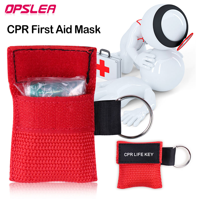Health Wellness Items - 50pcs CPR Resuscitator Mask Portable Emergency
