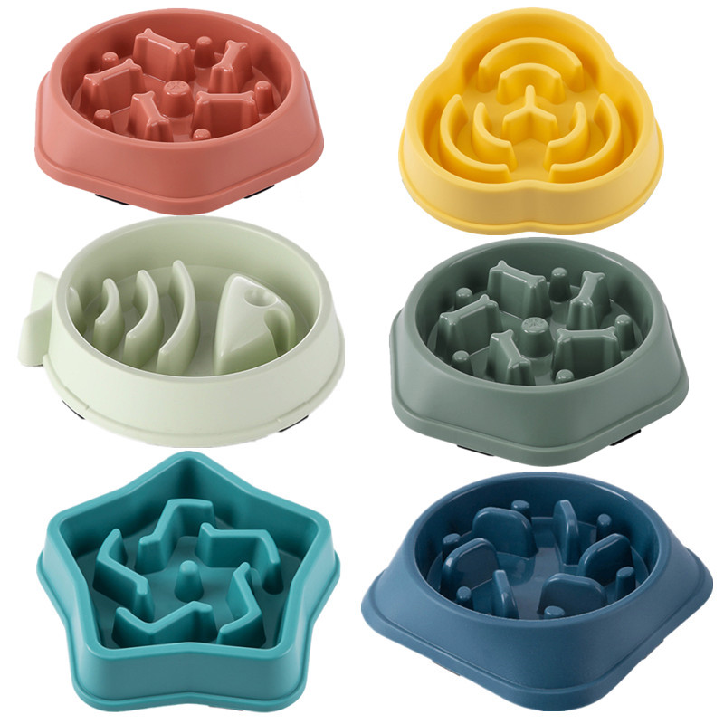 Health Wellness Items - Pet Cat Dog Slow Food Bowl