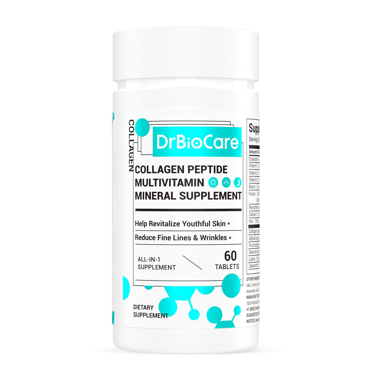 Health & Wellness Vector - Complete Multivitamin Gummies with D3, C,