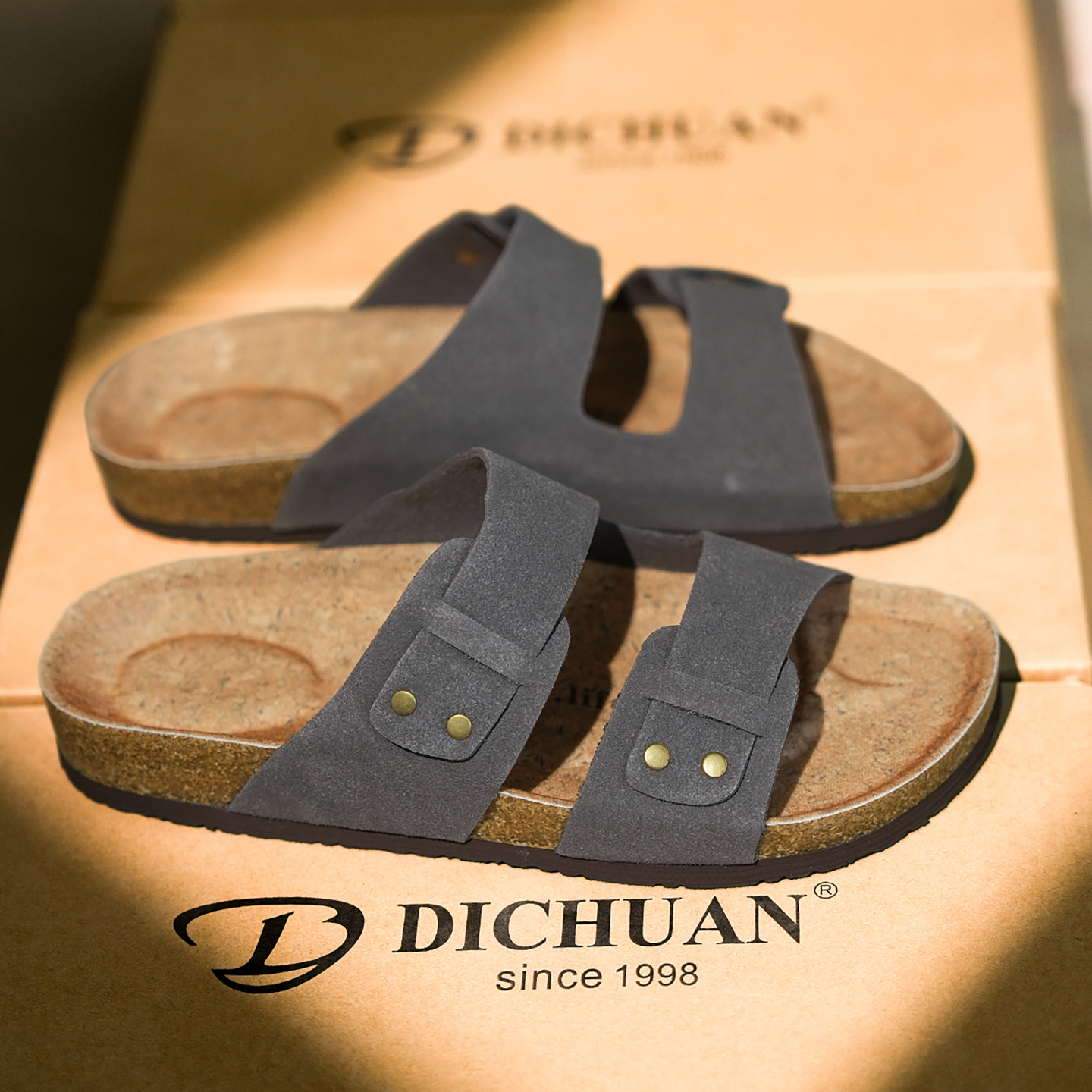 Men Women Suede Cork Slippers  - Health & Wellness Là Gì recension och pris