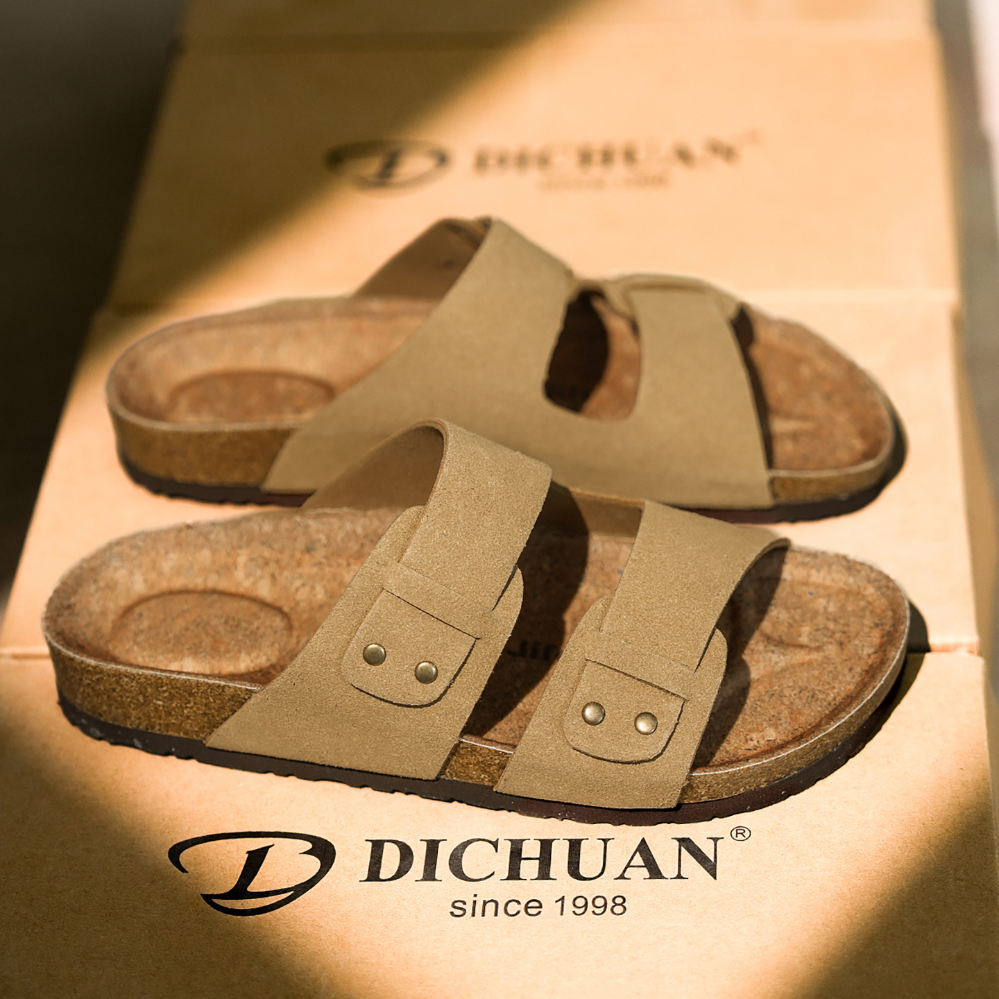 Men Women Suede Cork Slippers  - Health & Wellness Là Gì recension och pris