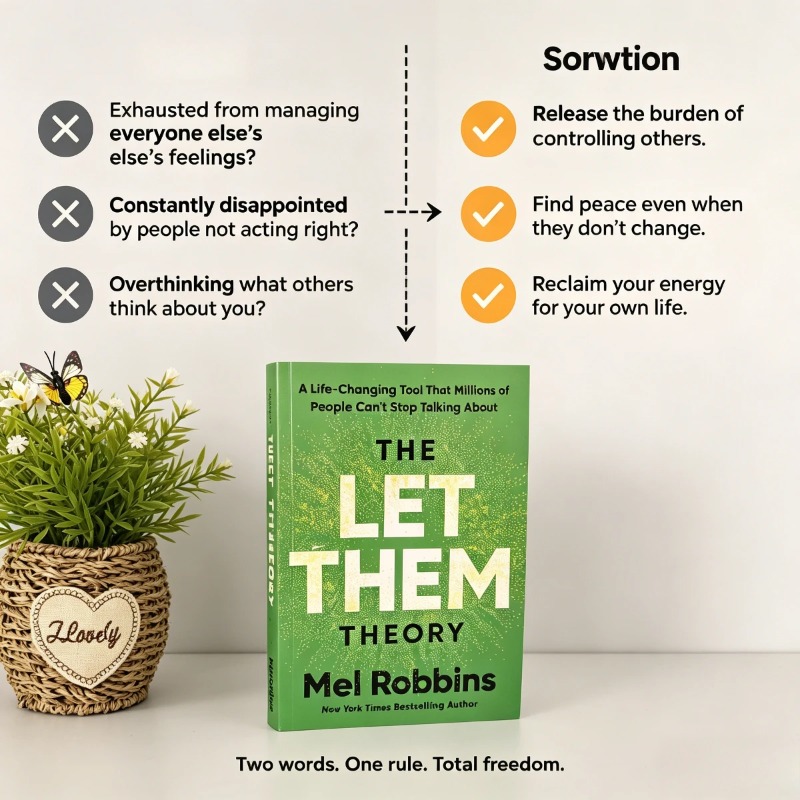 The Let Them Theory By Mel Rob - Health & Wellness Vector recension och pris