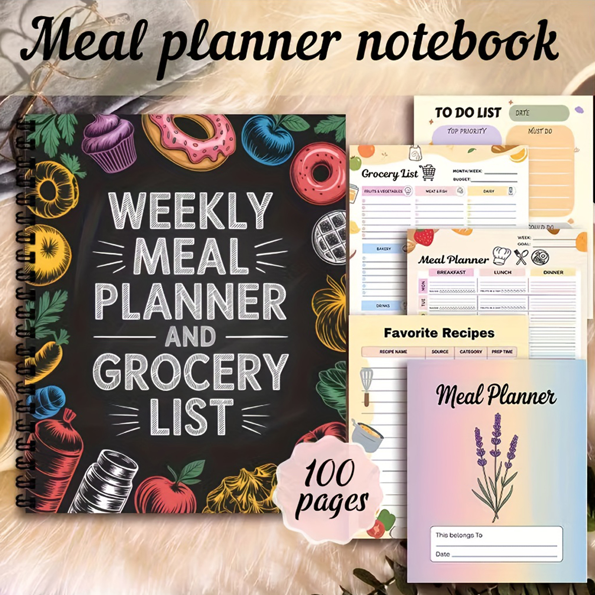 Weekly Meal Planner and Grocer - Health Wellness Items recension och pris