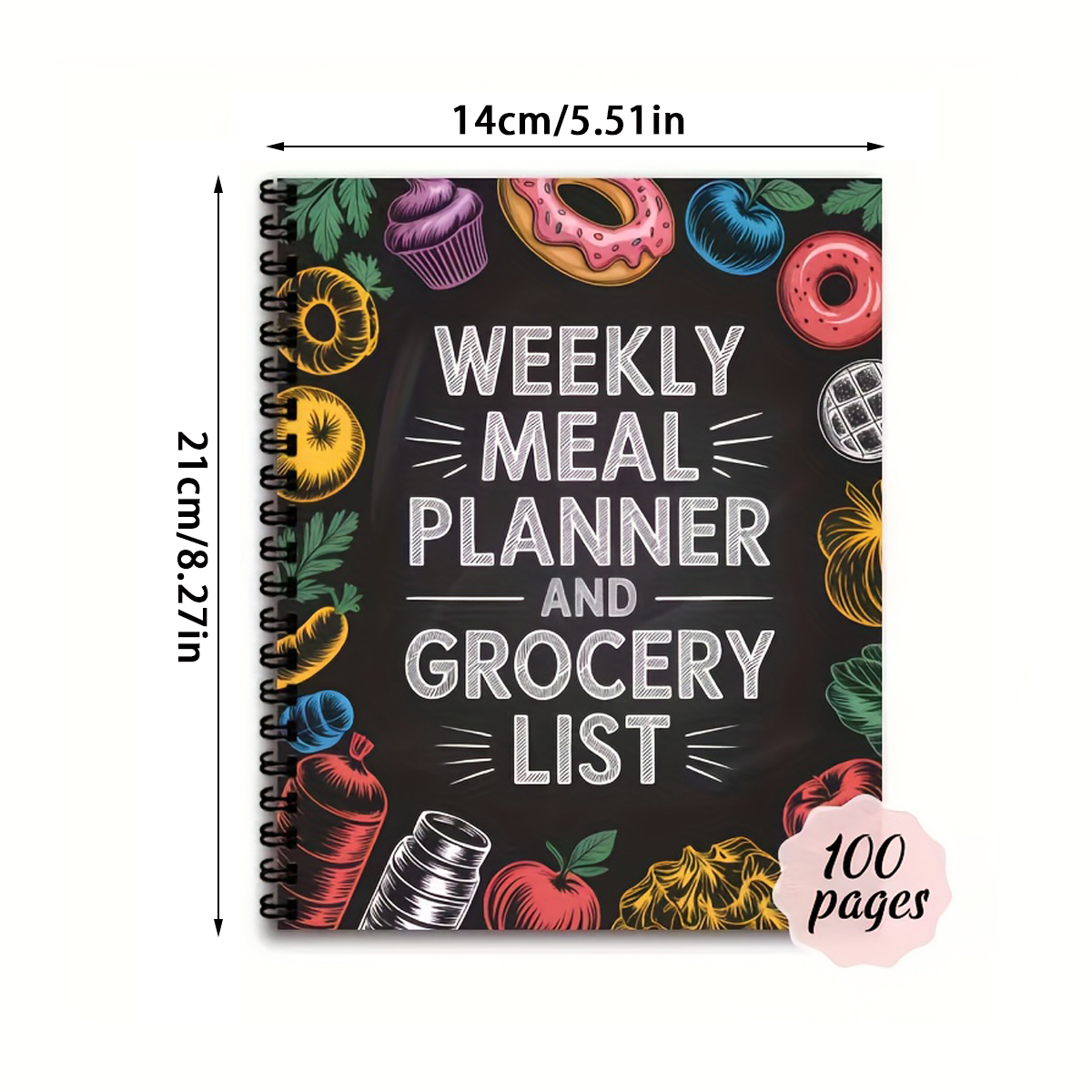 Weekly Meal Planner and Grocer - Health Wellness Items recension och pris