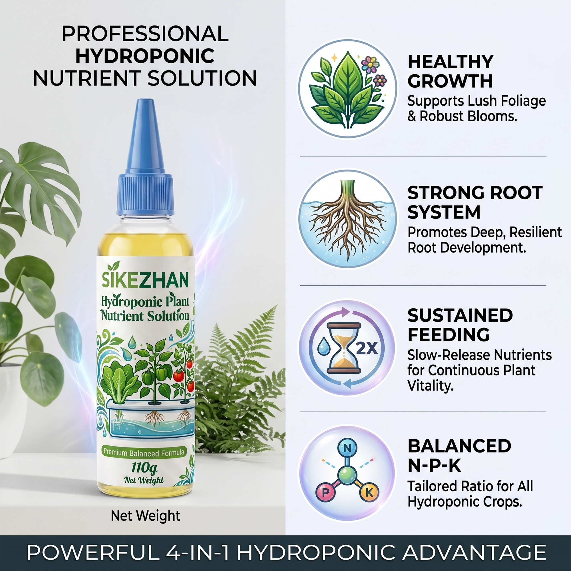 Hydroponic Nutrient Solution f - Health Wellness Items recension och pris